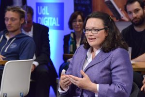 Arbeiten 4.0 - UdL digital Talk mit Bundesarbeitsministerin Nahles