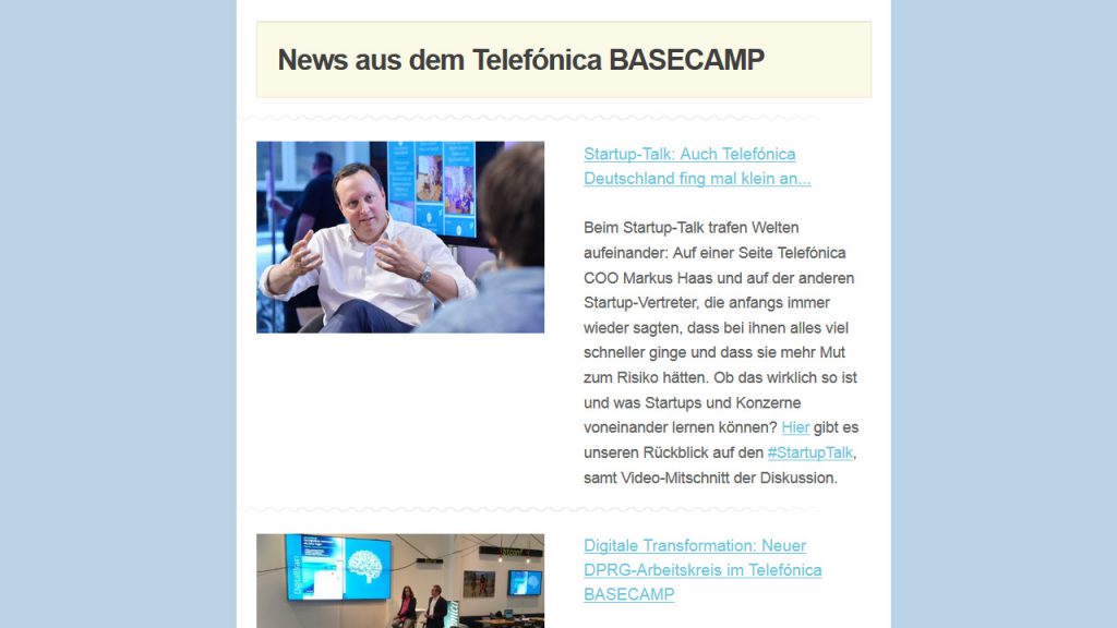 Basecamp Newsletter 20160517 - News