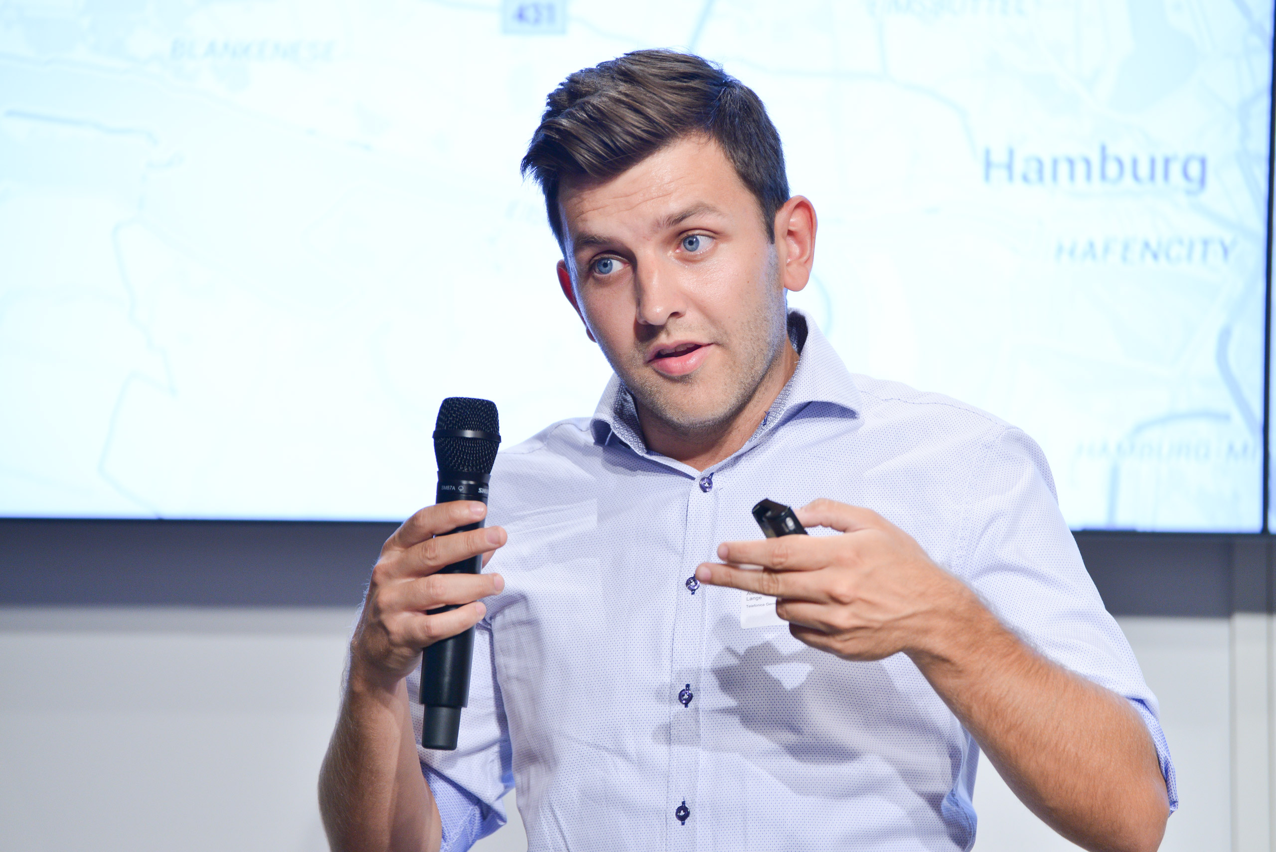 Telefónica-Manager Alexander lieferte Einblicke in Mobility Insights beim 19. Mobilisten-Talk