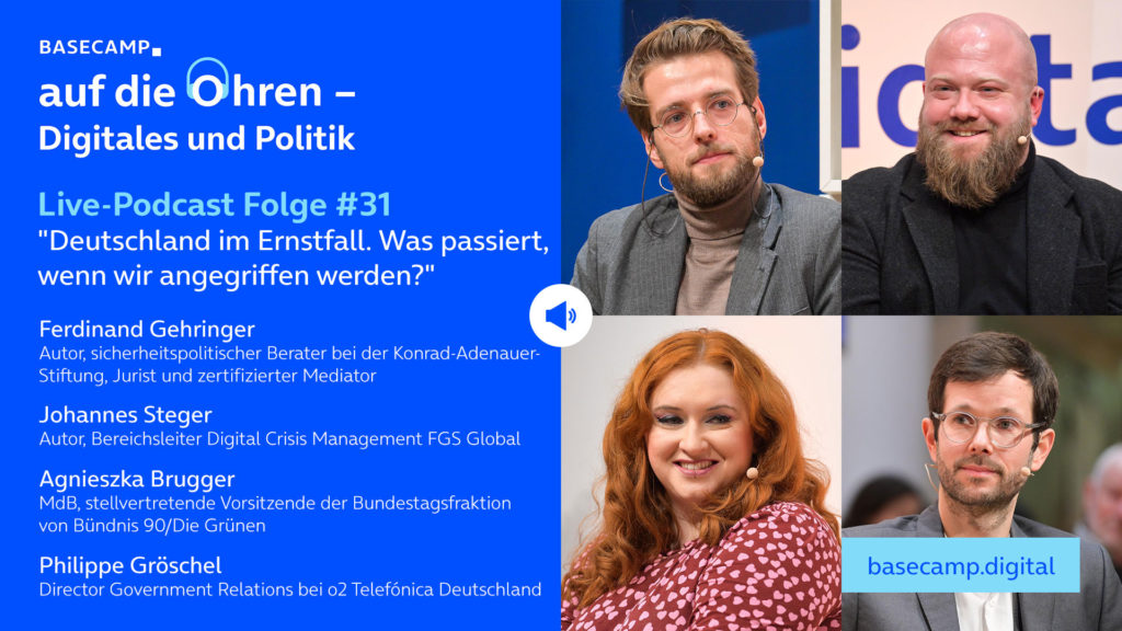 Live-Podcast: Folge #31 "Deutschland im Ernstfall. Was passiert, wenn wir angegriffen werden?" auf YouTube anhören.