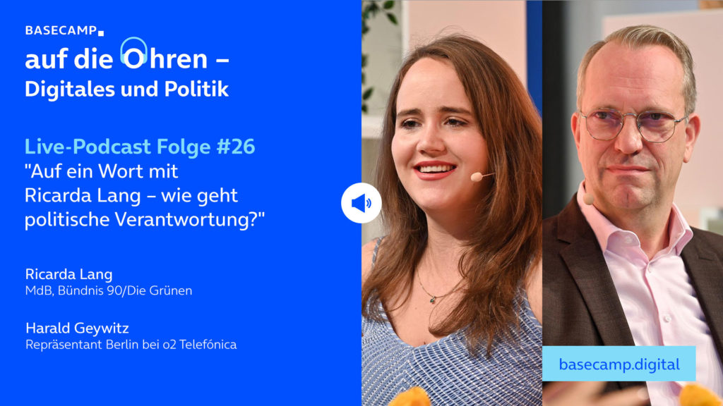 Live-Podcast: Folge 26 "Auf ein Wort mit Ricarda Lang – wie geht politische Verantwortung?" auf YouTube anhören.