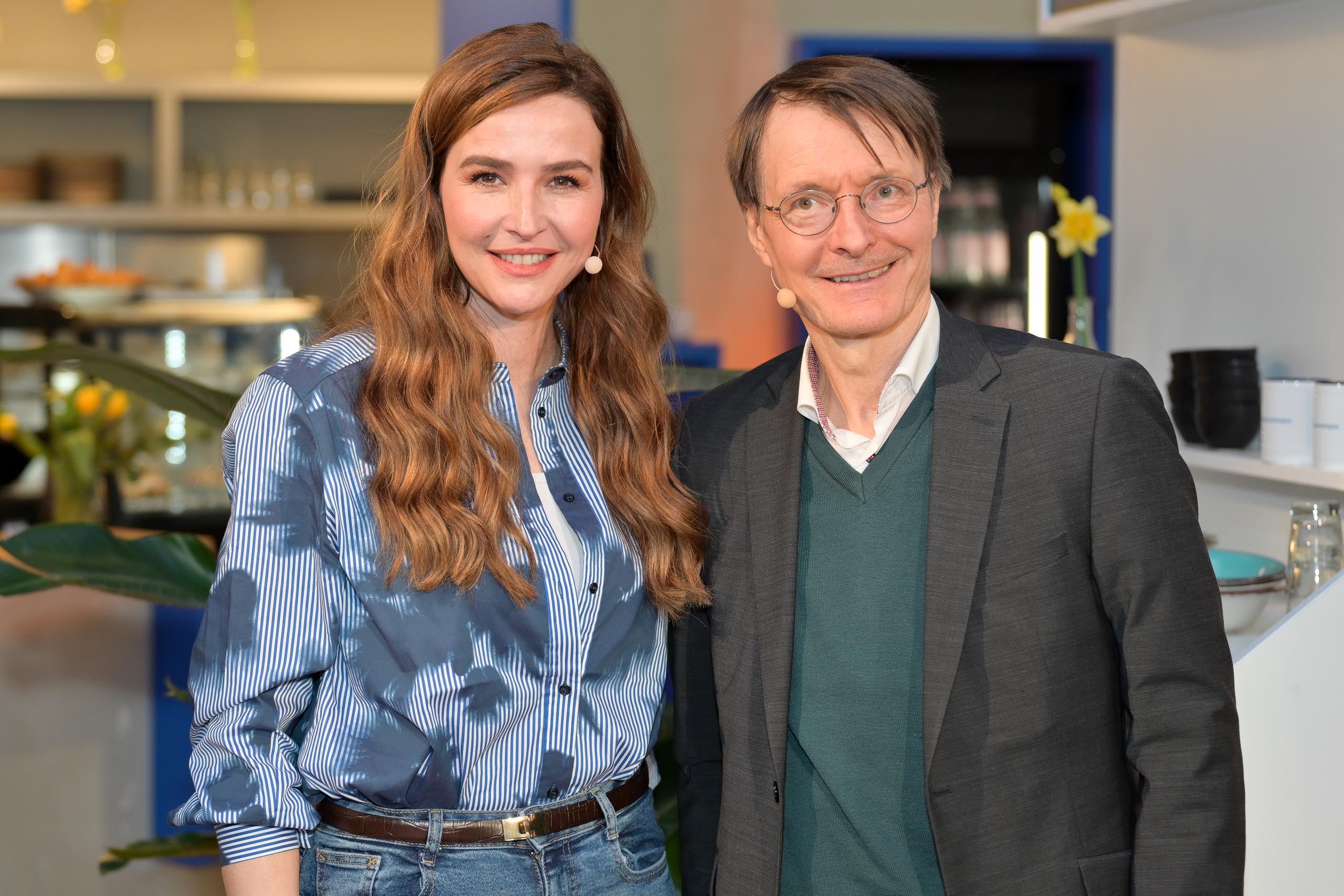 Katrin Bauerfeind, Prof. Dr. Karl Lauterbach | Foto: Henrik Andree