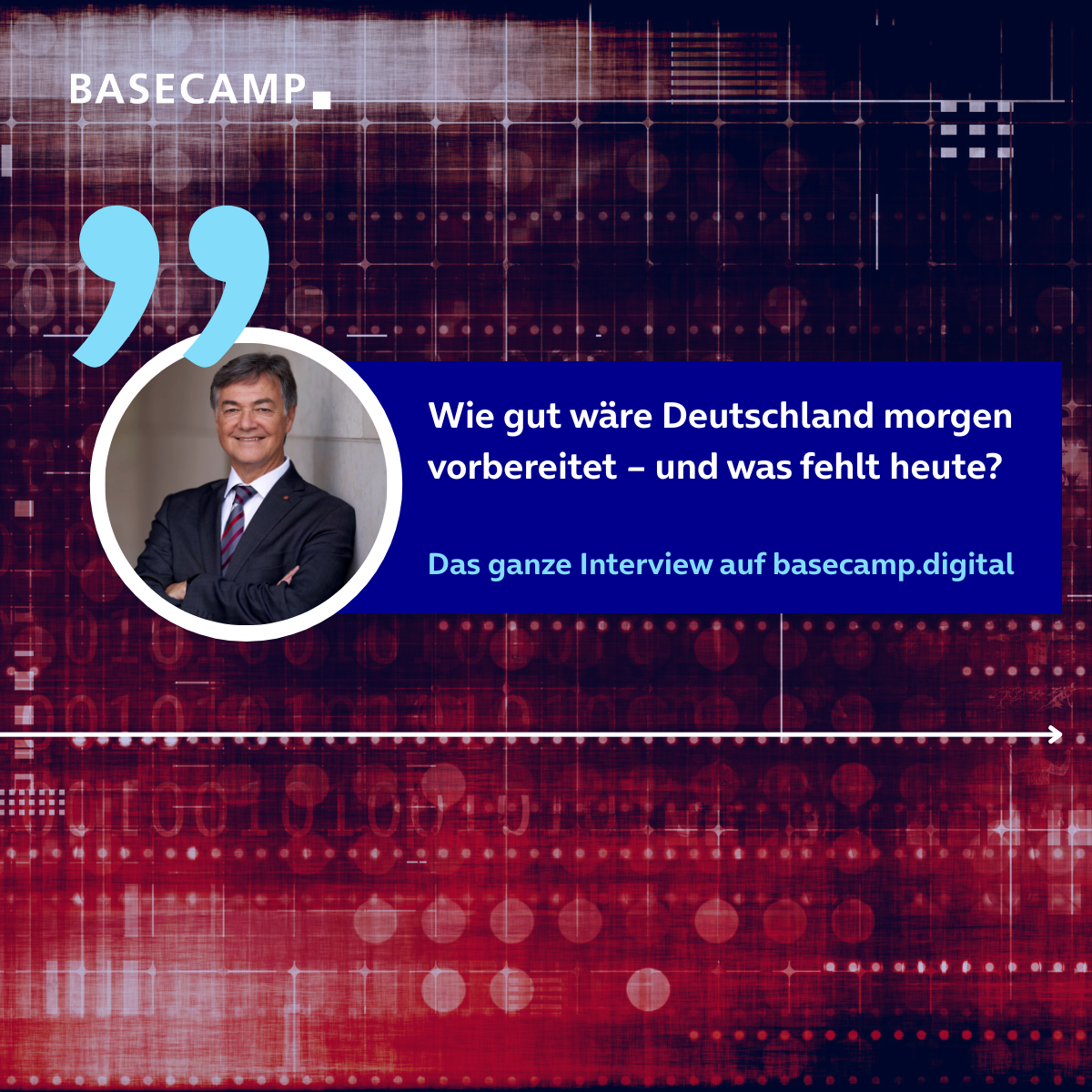 Wie gut wäre Deutschland morgen vorbereitet – und was fehlt heute? Das ganze Interview auf basecamp.digital