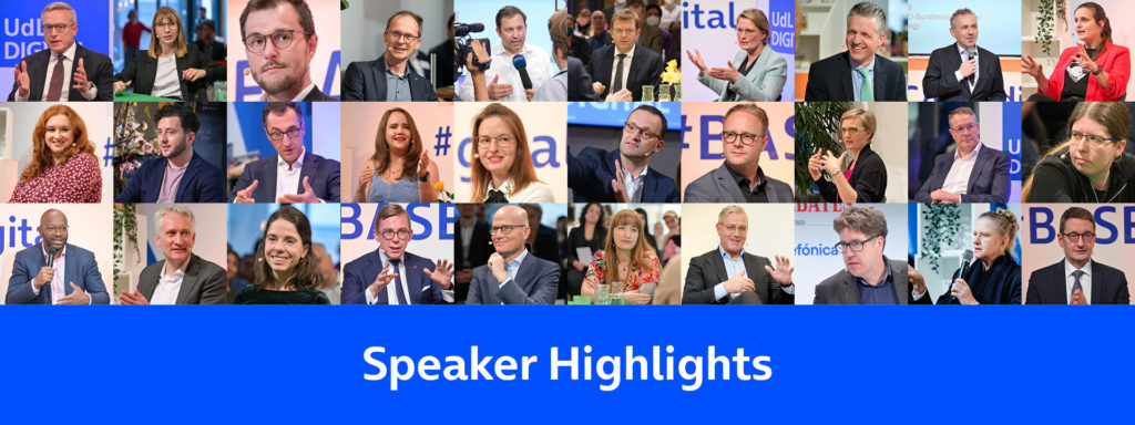 Übersicht aller Speaker Highlights aufrufen.
