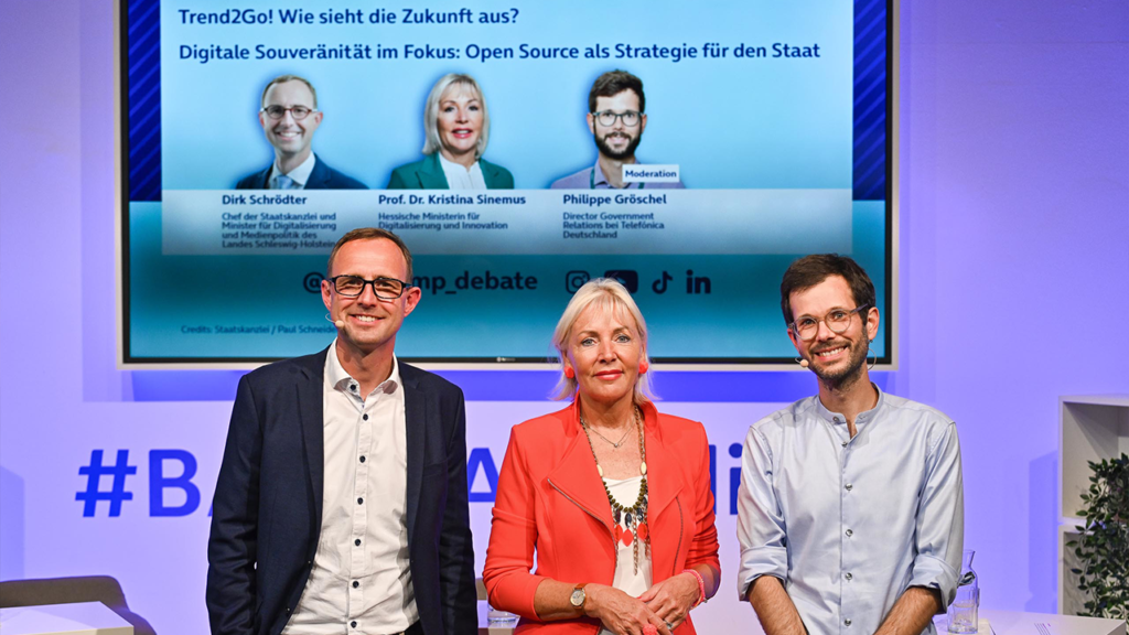 Dirk Schrödter, Prof. Dr. Kristina Sinemus und Philippe Gröschel | Foto: Henrik Andree