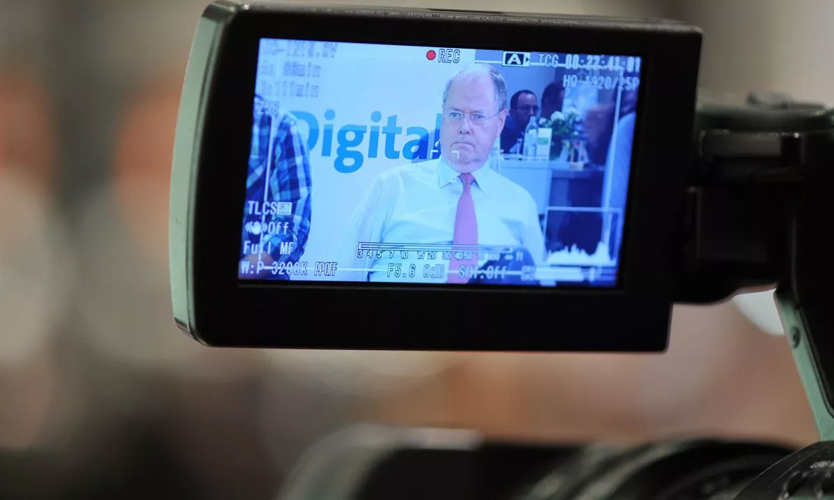 Peer Steinbrück beim UdL Digital Talk