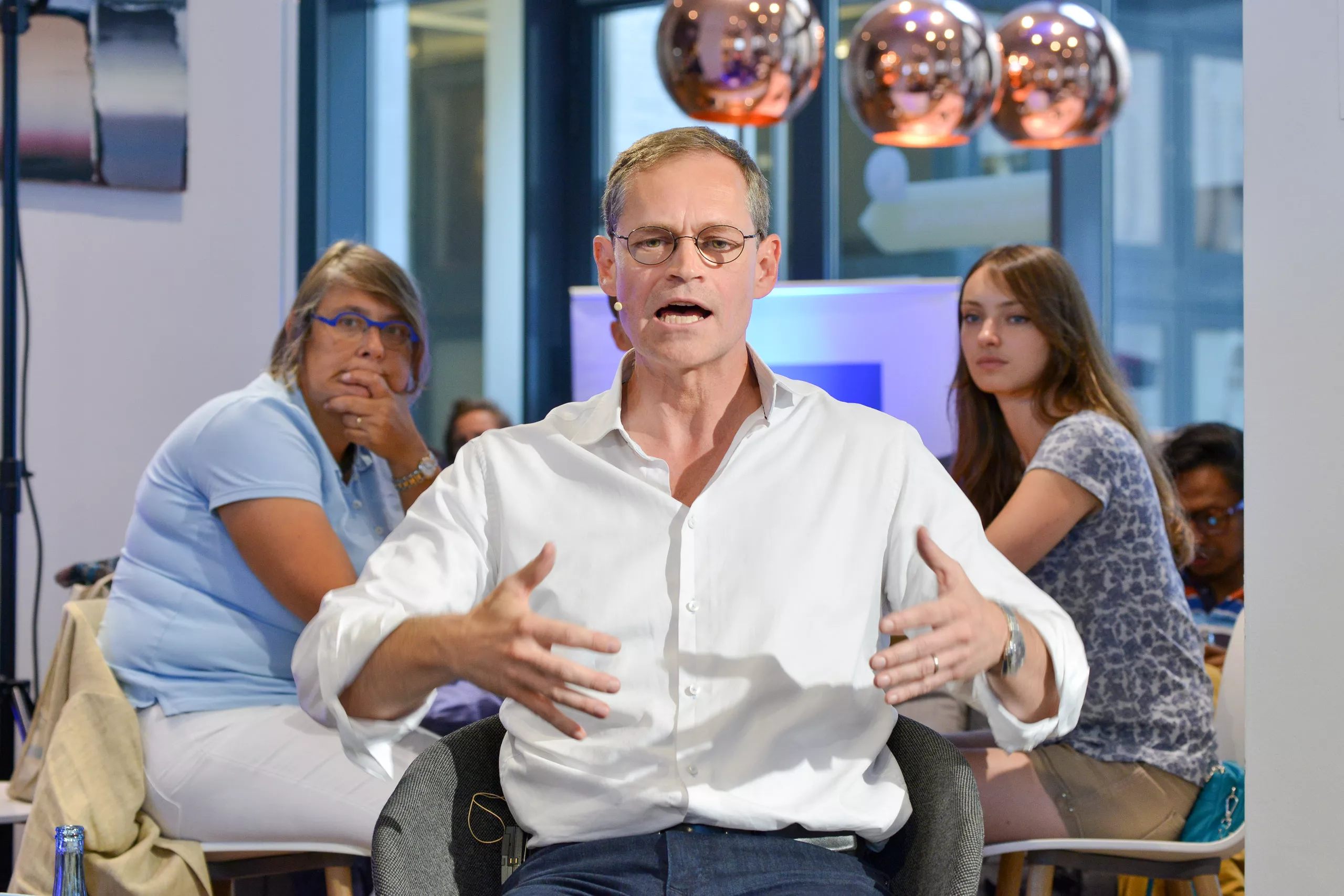 mit Cherno Jobatey und Ijad Madisch