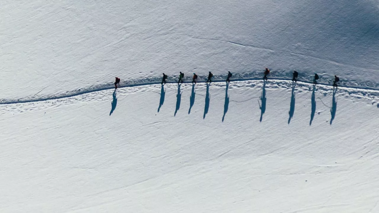 Schnee Wanderung unsplash