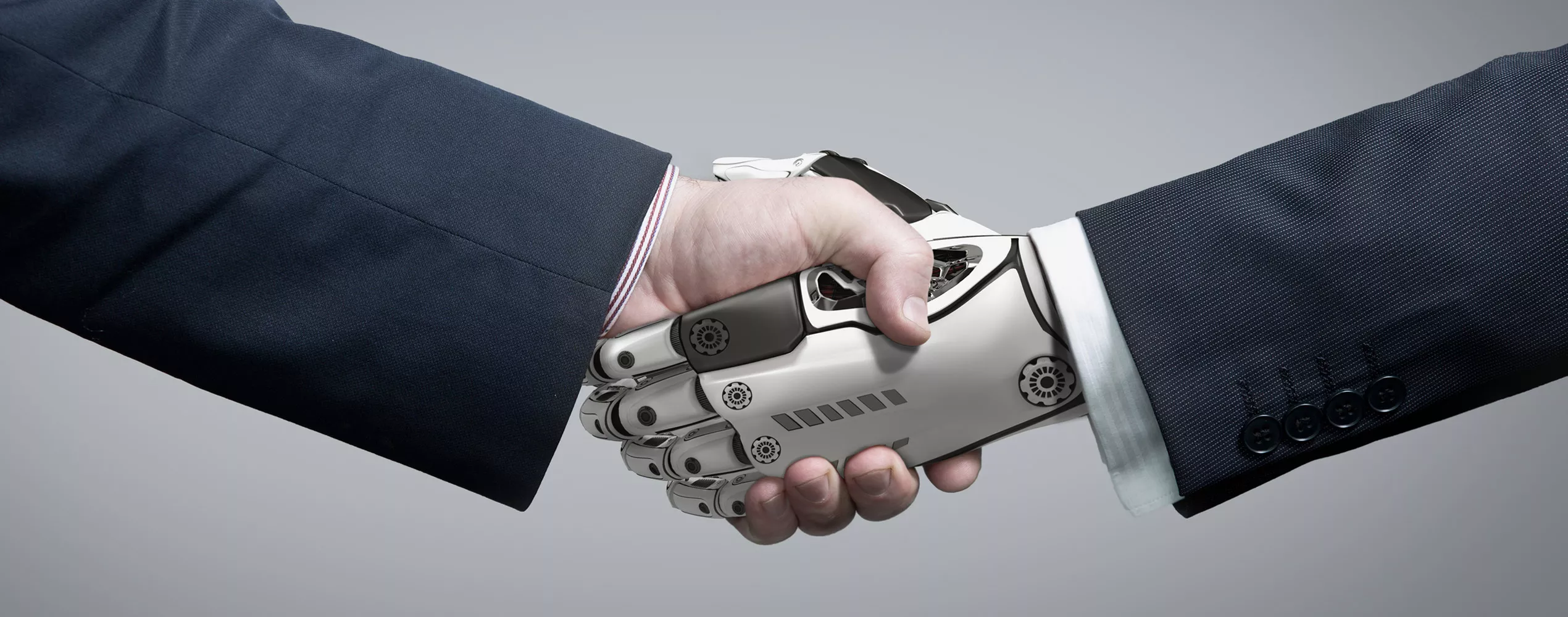 Roboterhand Roboter Handshake Arbeit 4.0