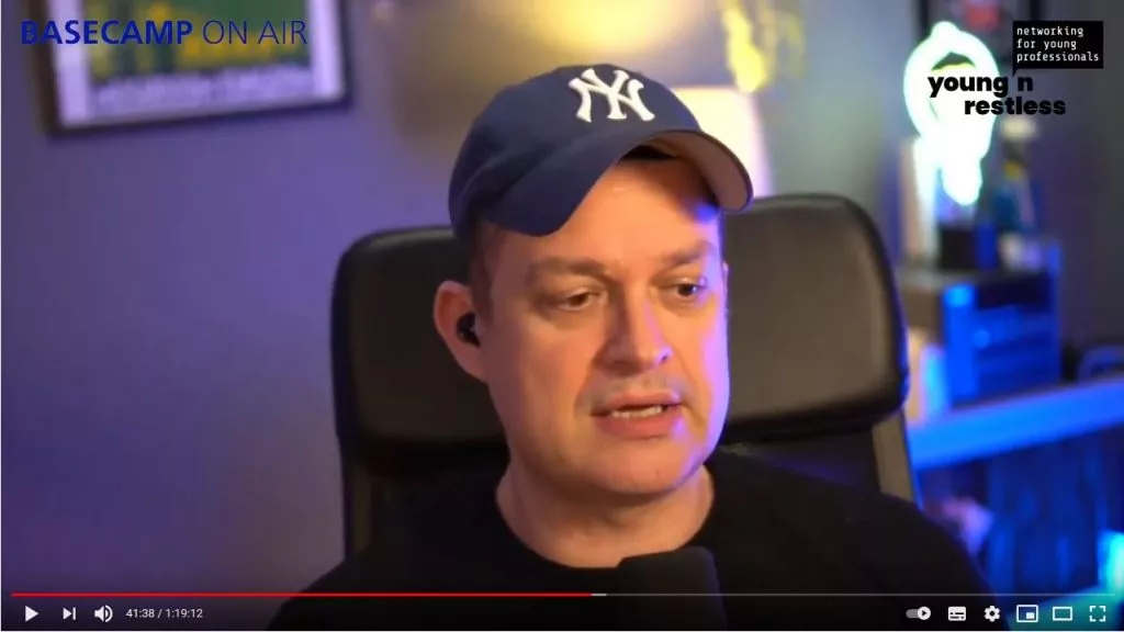 Screenshot der Veranstaltung: Sascha Pallenberg, TechBlogger, Digitalexperte und Gründer
