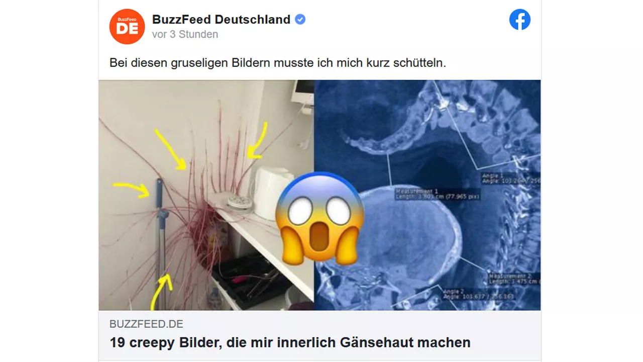 BuzzFeed Deutschland Facebbok Post. 19 creepy Bilder, die mir innerlich Gänsehaut machen. 