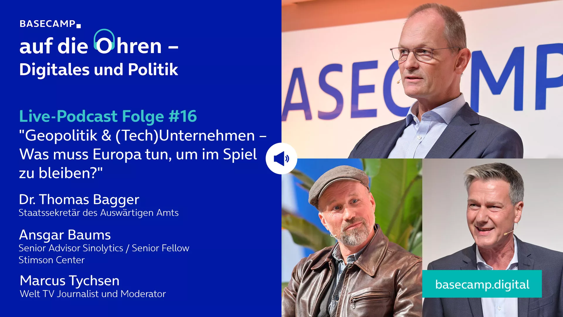 Live-Podcast: Folge #16 “Geopolitik & Unternehmen – Was muss Europa tun, um im Spiel zu bleiben?”