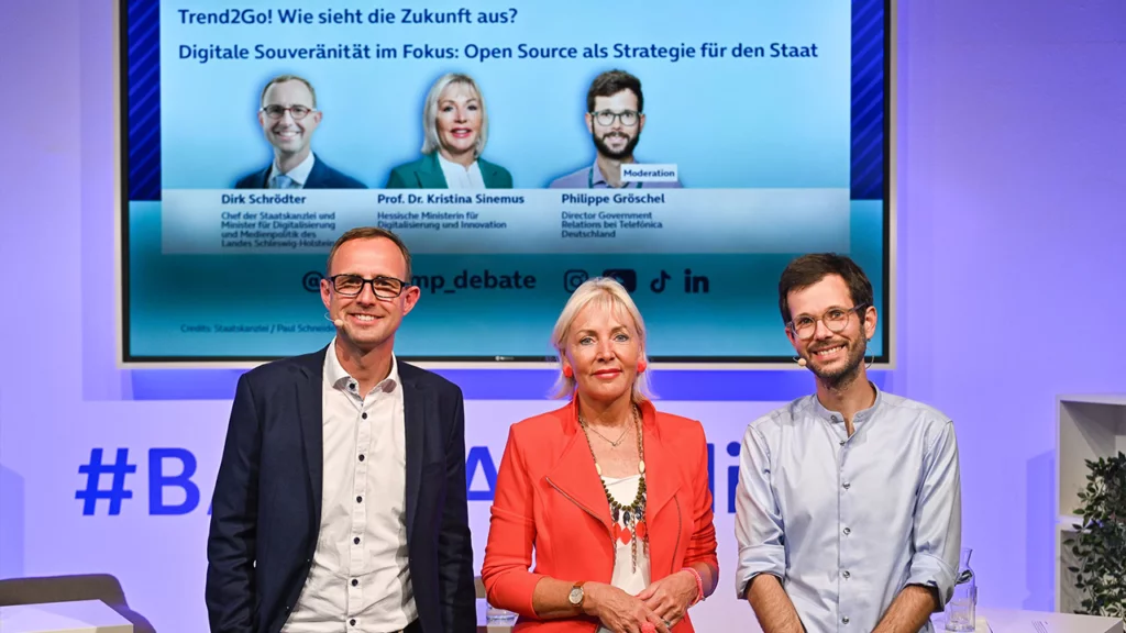 Dirk Schrödter, Prof. Dr. Kristina Sinemus und Philippe Gröschel | Foto: Henrik Andree